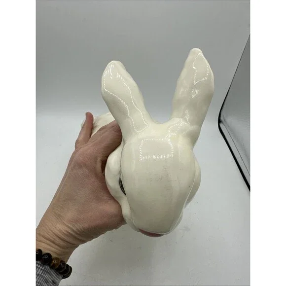 Vintage Easter Bunny Rabbit Figure Ceramic 9” - Picture 15 of 16